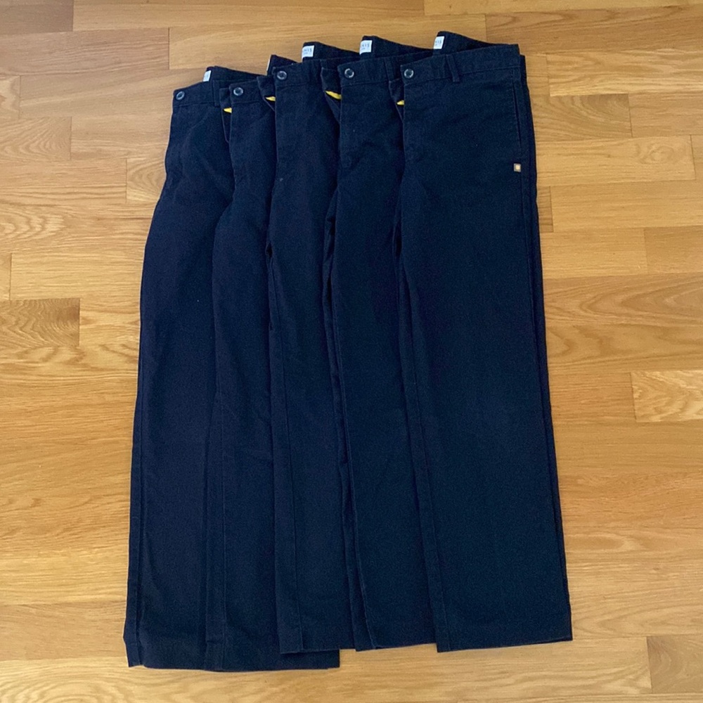 Dennis Uniform Boys Navy Pants Size 16. Style 077000. 966147–0418. Lot of 5.